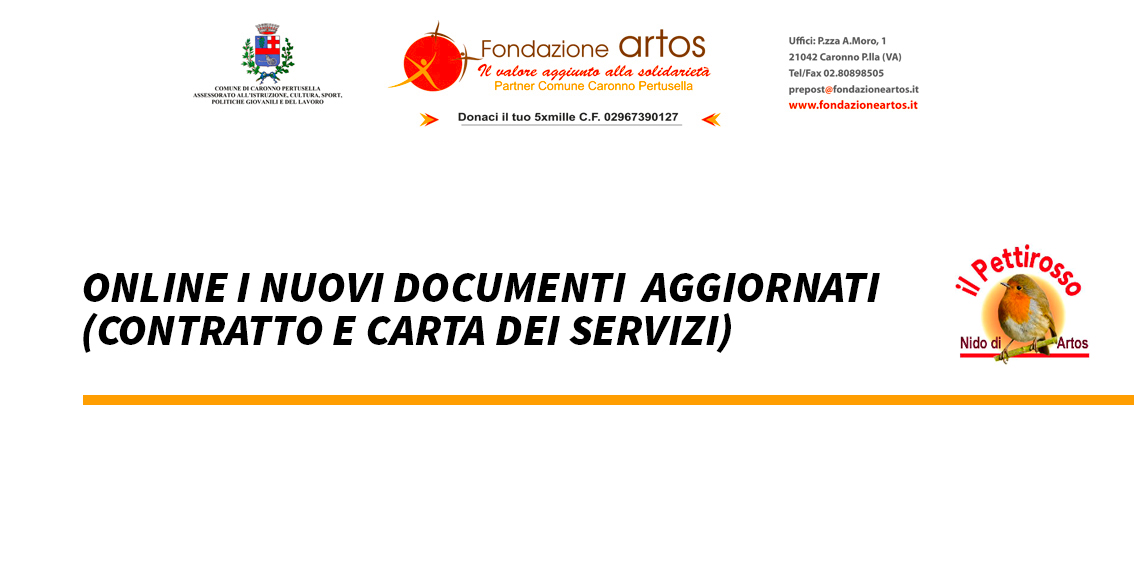 Aggiornamento Modulistica Nido