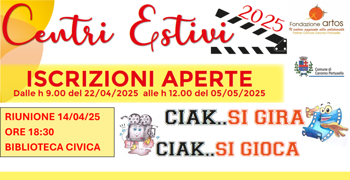 Centri estivi Fondazione Artos